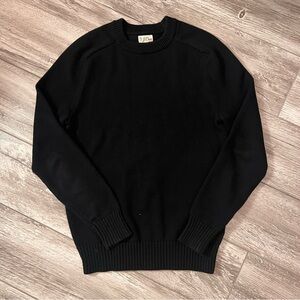 J. Crew Men's Black Crewneck Sweater